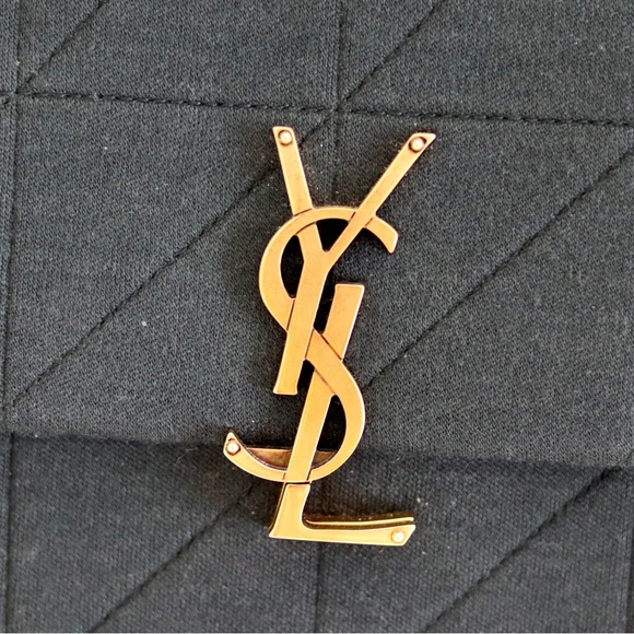 Rare Authentic Saint Laurent Jamie Jersey, Algae/Bronze - Picture 9 of 11